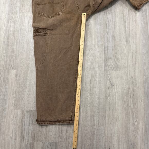 Vintage Marithe Francois Girbaud Jeans Men's 42M (Fits 42x29) Brown Baggy 90s - Picture 12 of 13